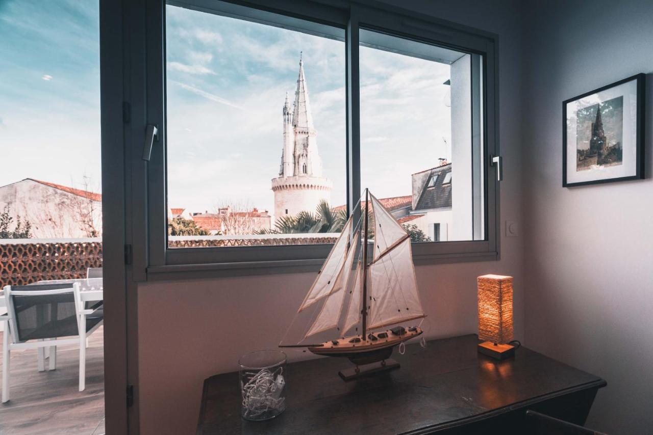 Vue Superbe Sur Tour De La Lanterne T2 Avec Terrasse Remparts 2 Apartment La Rochelle  Exterior foto